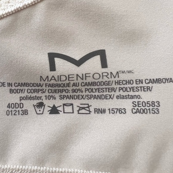 Maidenform Nude Self Expressions Wireless Multi-way T-Shirt Bra Size 40DD - Picture 11 of 12